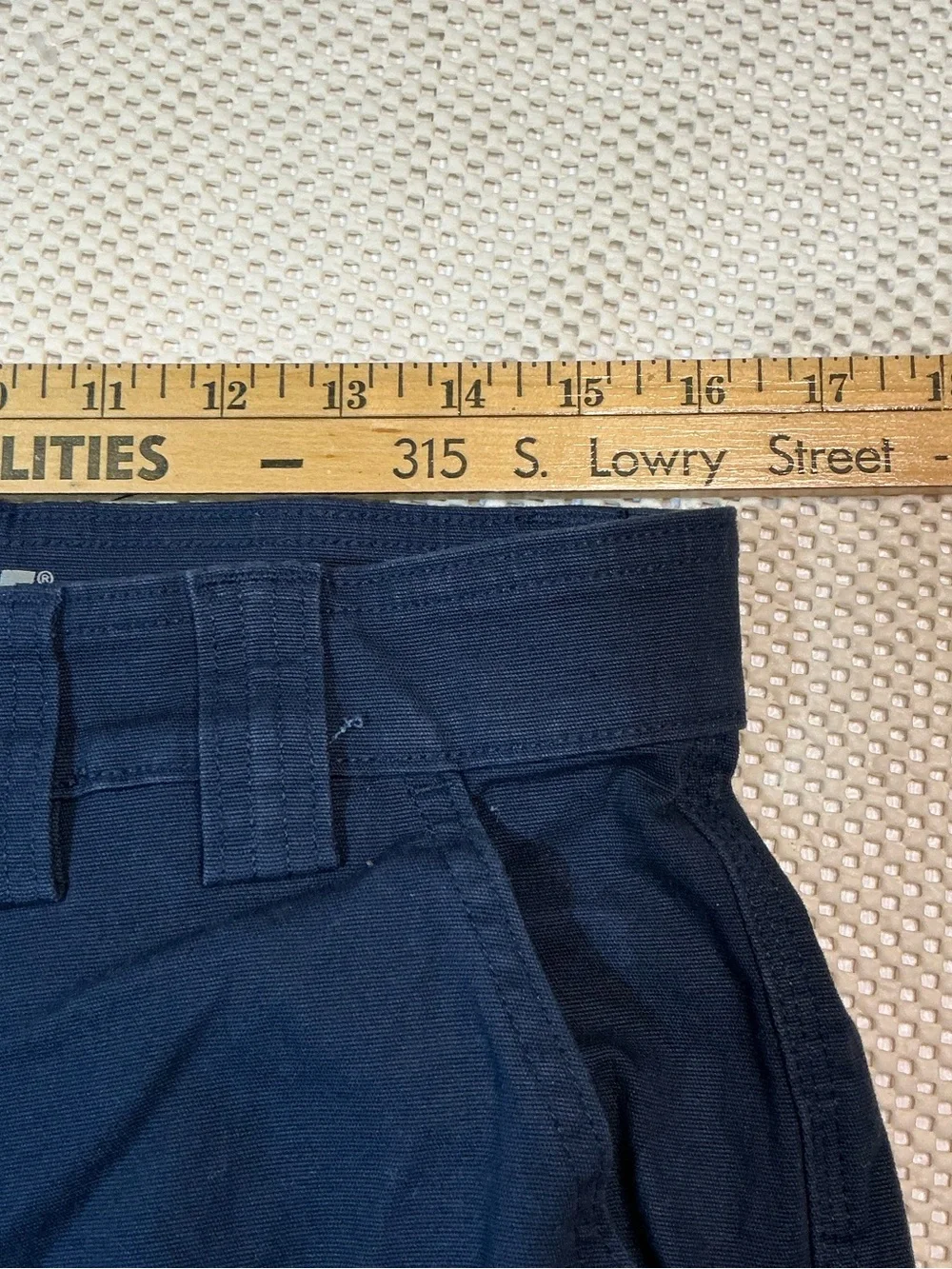 Duluth Trading Flex Fire Hose Cargo Work Pants Navy Blue Men’s 32x30 Relaxed
